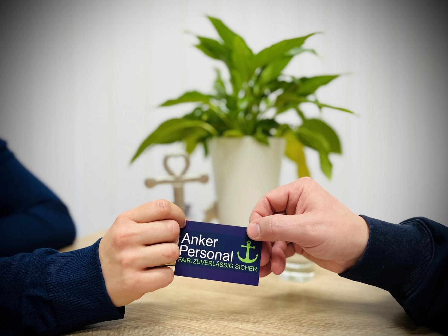 Anker Personal – Personaldienstleistung – Visitenkarte