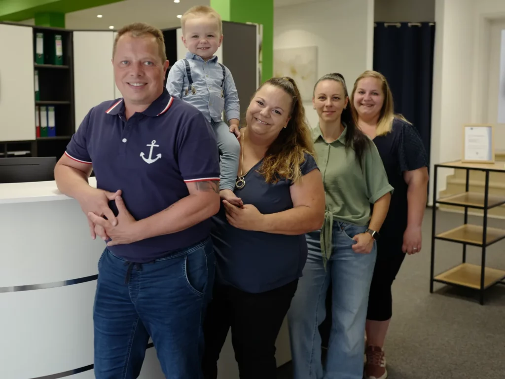 Das Team der Anker Personal GmbH am Empfang in Bad Mergentheim